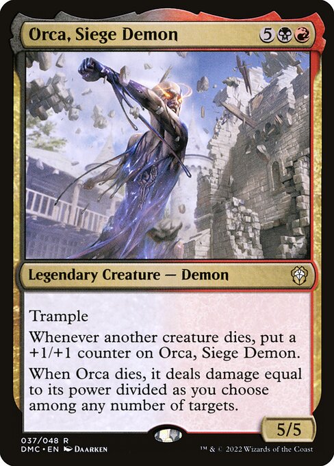Orca, Siege Demon (Dominaria United Commander #37)