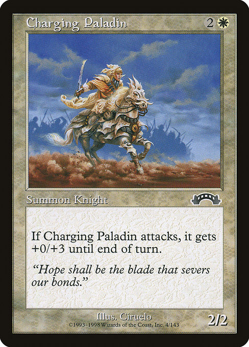 Charging Paladin (Exodus #4)