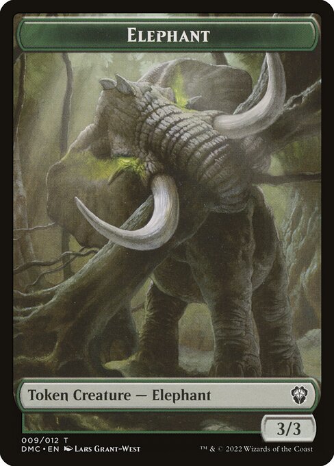 Elephant (Dominaria United Commander Tokens #9)