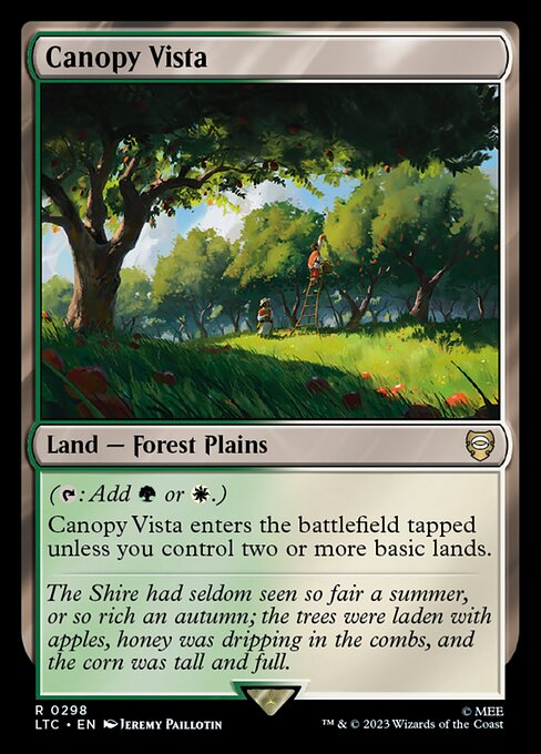 Canopy Vista (Tales of Middle-earth Commander #298)