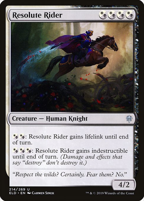 Resolute Rider card image