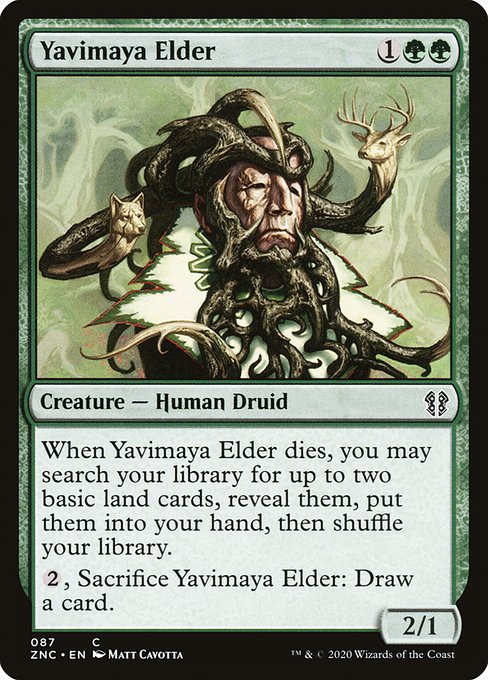 Yavimaya Elder (Zendikar Rising Commander #87)