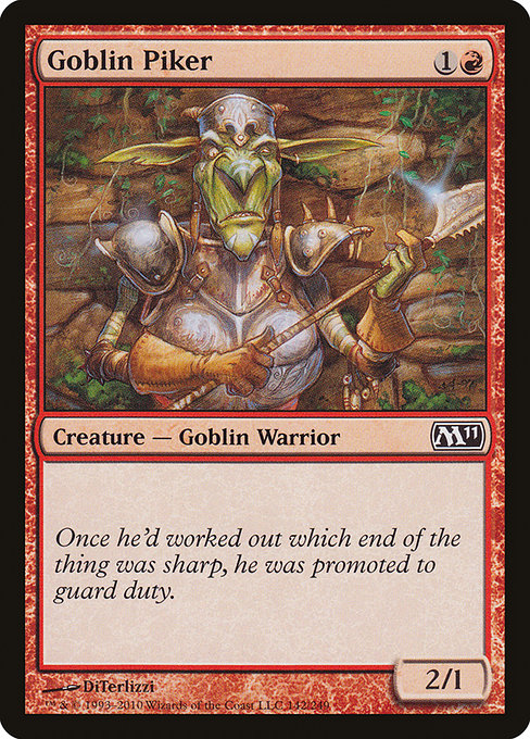 Goblin Piker (Magic 2011 #142)