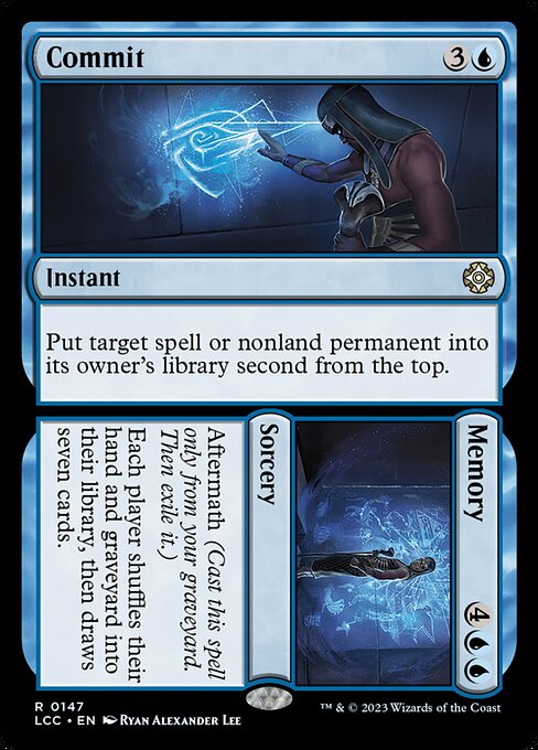 Commit // Memory (The Lost Caverns of Ixalan Commander #147)