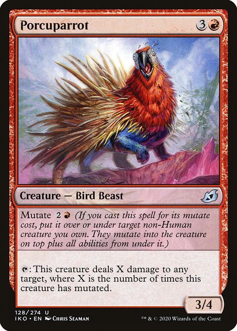 Porcuparrot (Ikoria: Lair of Behemoths #128)