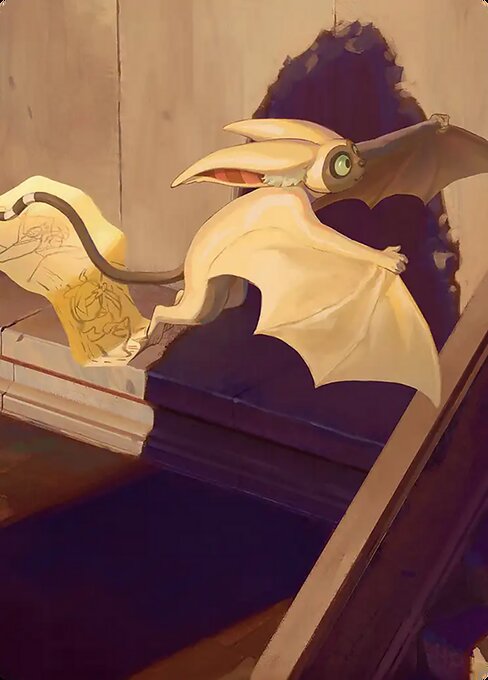 Momo's Heist // Momo's Heist magic the gathering card art