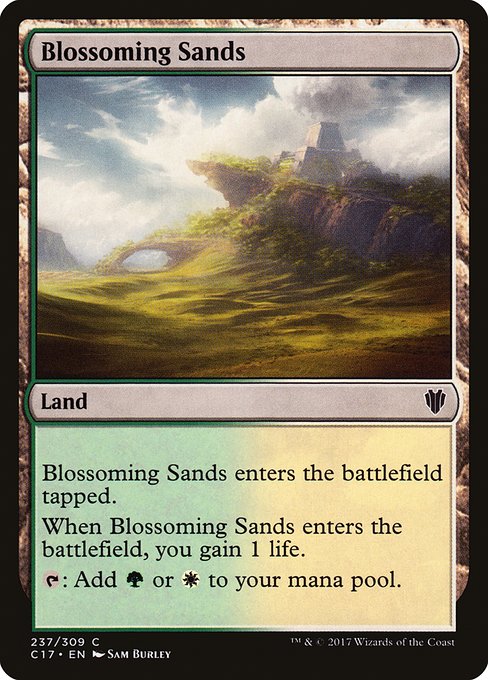 Blossoming Sands (Commander 2017 #237)