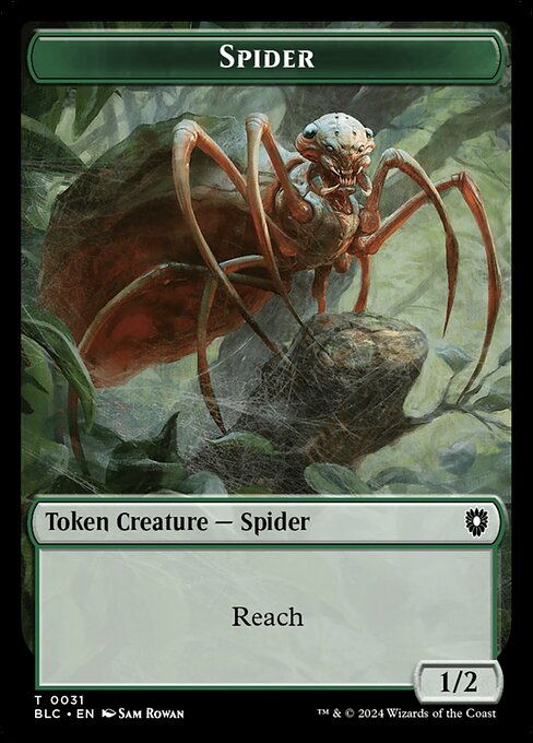 Spider (Bloomburrow Commander Tokens #31)