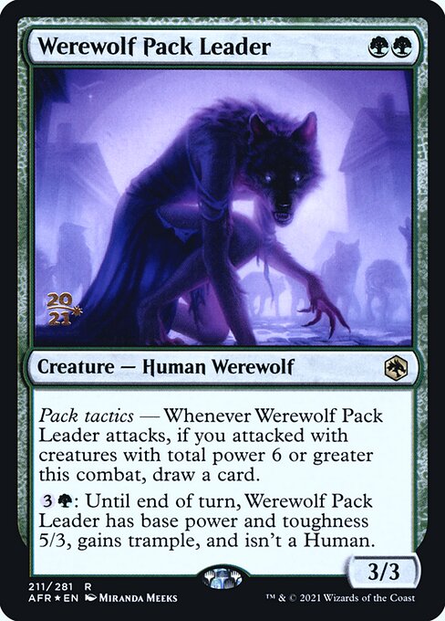 Chef de meute de loups-garous|Werewolf Pack Leader