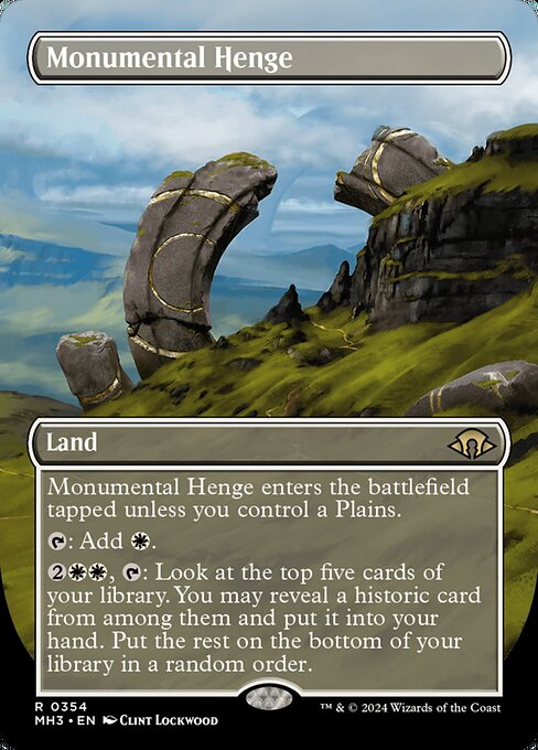 Monumental Henge (Modern Horizons 3 #354)