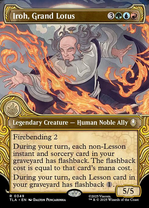 Iroh, Grand Lotus magic the gathering card art