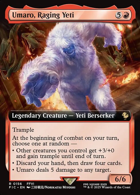 Umaro, Raging Yeti (Final Fantasy Commander #156)