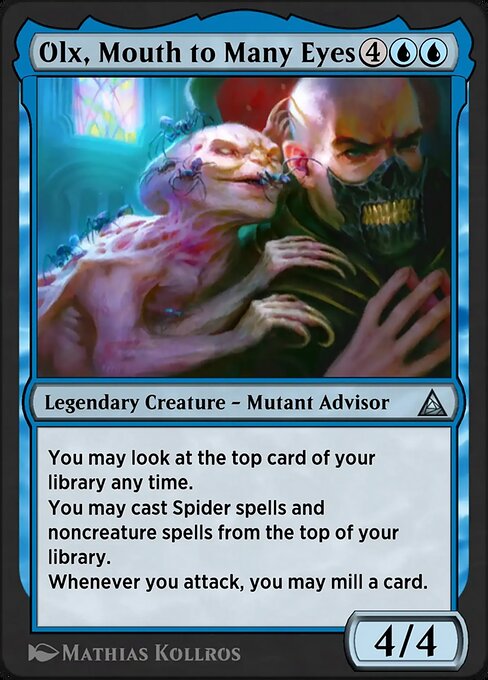 Madame Web, Clairvoyant magic the gathering card art