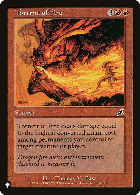 Torrent of Fire (The List #SCG-107)