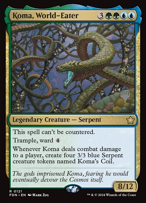 Koma, World-Eater (Foundations Promos #121p)