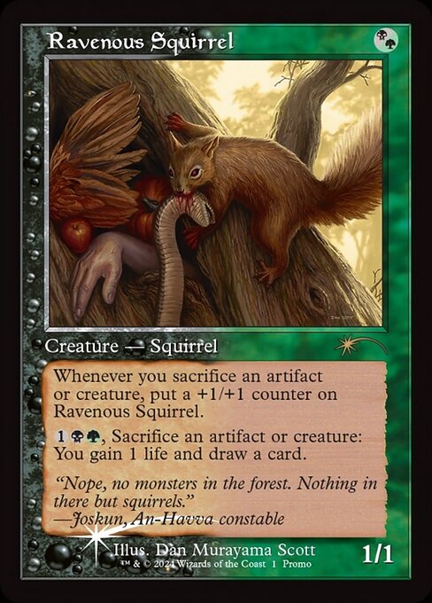 Ravenous Squirrel (Wizards Play Network 2024 #15)