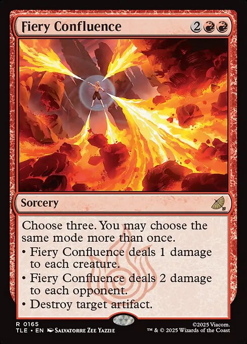 Fiery Confluence magic the gathering card art