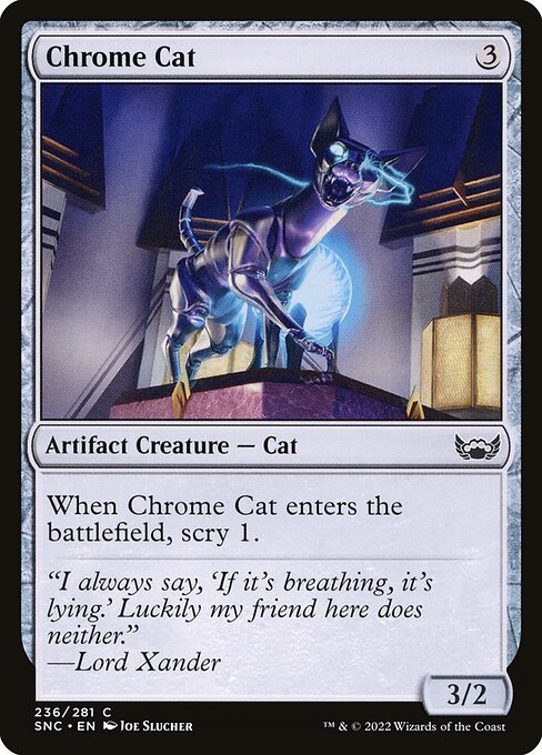 Chat de chrome|Chrome Cat