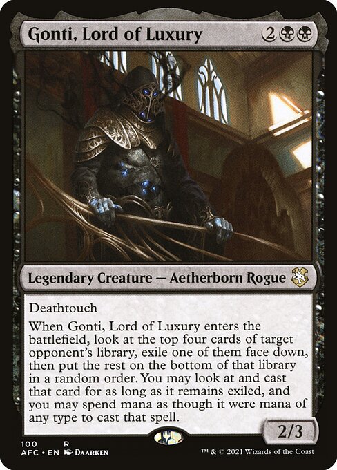 Gonti, Lord of Luxury (afc) 100