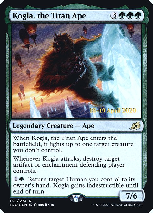 Kogla, the Titan Ape (Ikoria: Lair of Behemoths Promos #162s)
