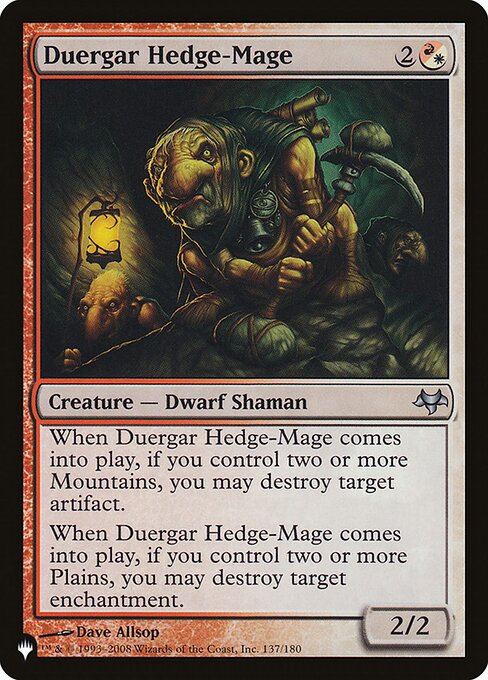 Mage des haies duergar|Duergar Hedge-Mage