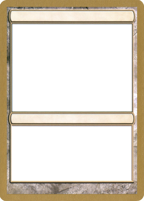 Blank Card (World Championship Decks 2004 #00)