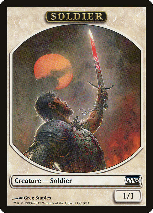 Soldier (Magic 2013 Tokens #3)