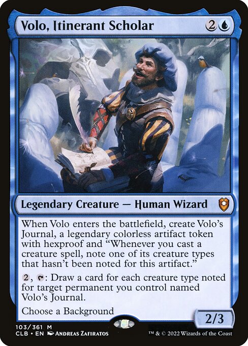 Volo, Itinerant Scholar