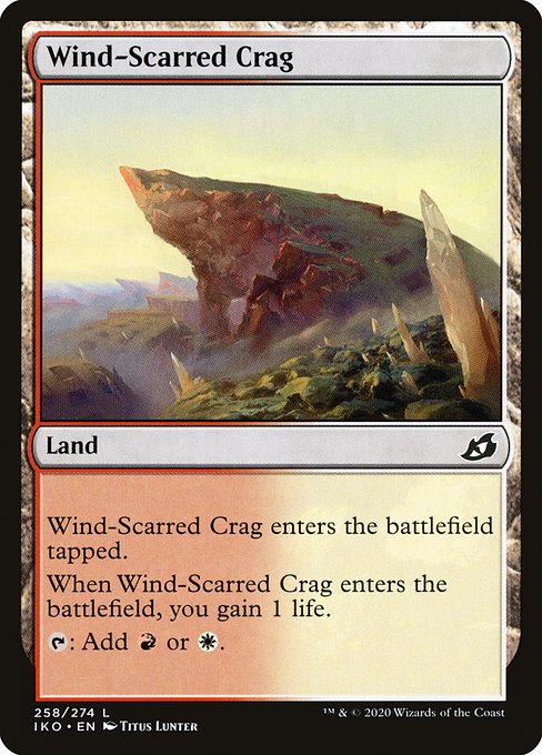 Cordillère marquée par les vents|Wind-Scarred Crag