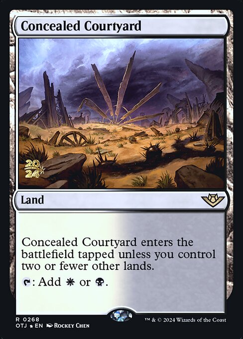 Concealed Courtyard (Outlaws of Thunder Junction Promos #268s)