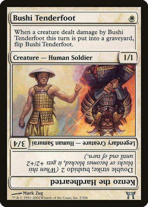 Bushi Tenderfoot // Kenzo the Hardhearted card image