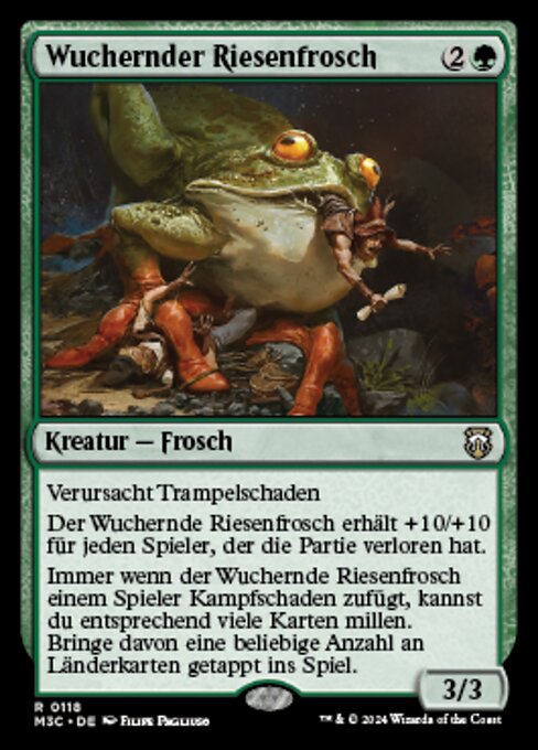 Rampant Frogantua (Modern Horizons 3 Commander #118)