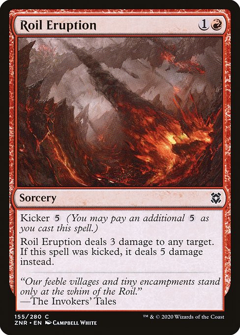 Roil Eruption (Zendikar Rising #155)