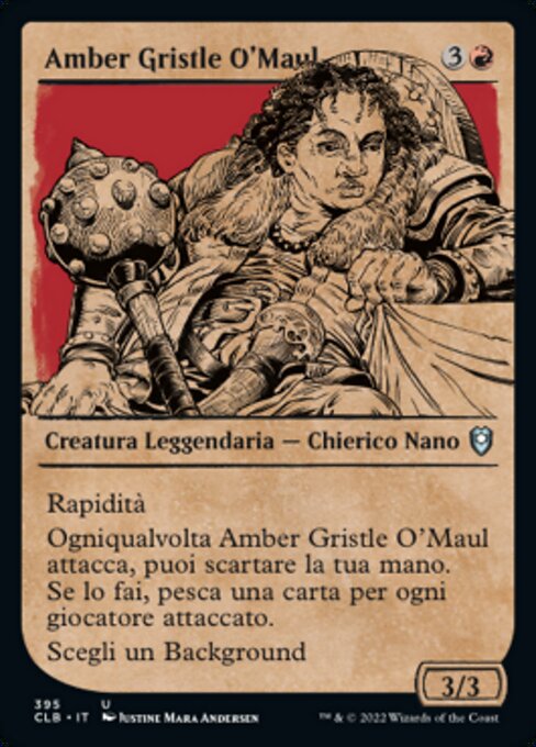 Amber Gristle O'Maul (Commander Legends: Battle for Baldur's Gate #395)