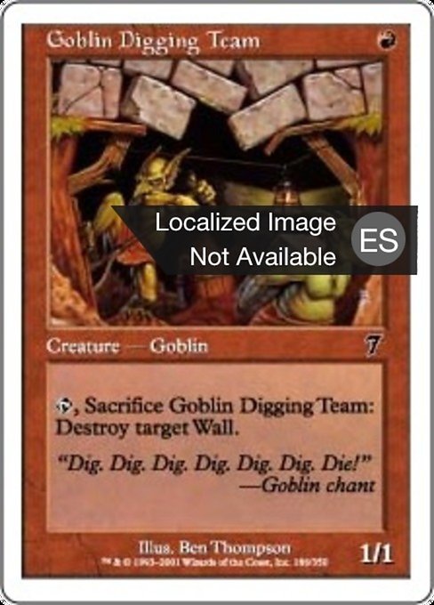 Goblin Digging Team (Seventh Edition #186)