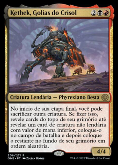 Kethek, Crucible Goliath (Phyrexia: All Will Be One #206)