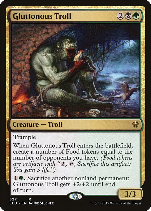 Gluttonous Troll (Throne of Eldraine #327)