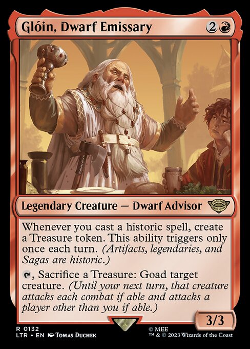 Glóin, Dwarf Emissary (ltr) 132 Glóin, Dwarf Emissary (ltr) 132