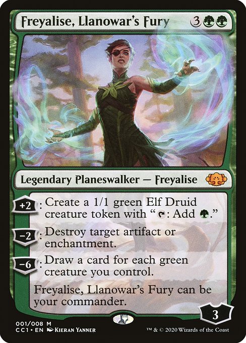 Freyalise, Fúria de Llanowar (Commander Collection: Green)