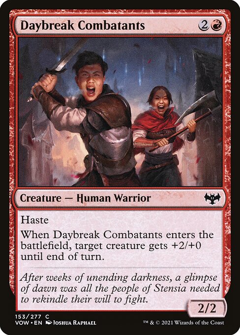 Daybreak Combatants (Innistrad: Crimson Vow #153)