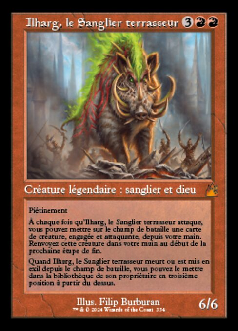 Ilharg, the Raze-Boar (Ravnica Remastered #334)