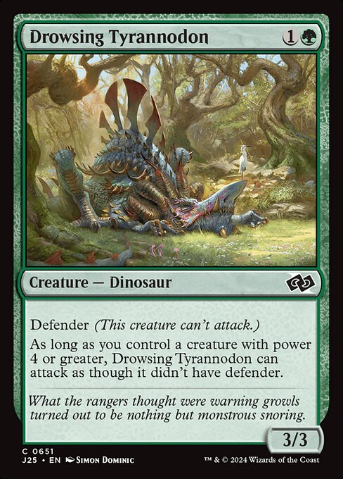 Drowsing Tyrannodon (Foundations Jumpstart)