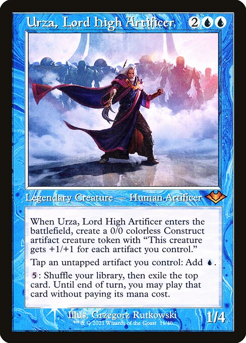 Urza, Lord High Artificer (h1r) 11