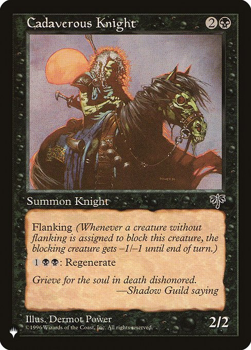 Cadaverous Knight (The List #MIR-110)