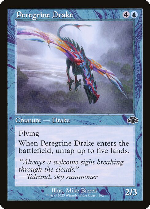 Peregrine Drake (Retro Frame)