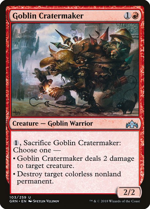 Goblin Cratermaker (Guilds of Ravnica #103)