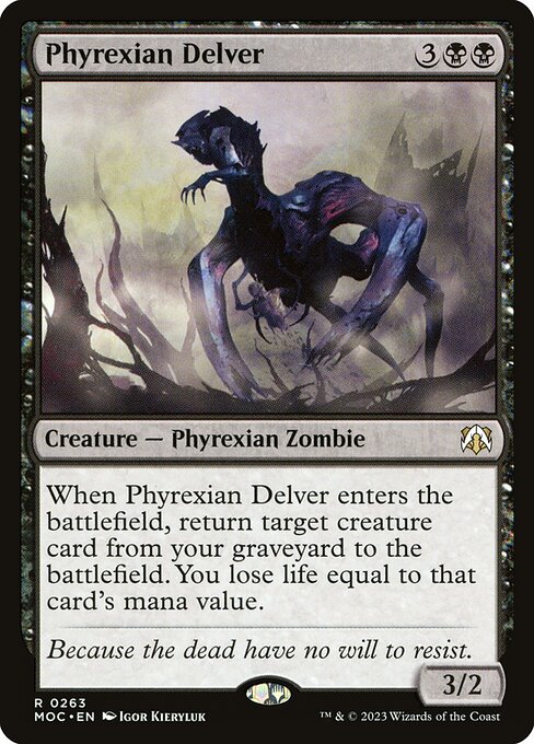 Phyrexian Delver (March of the Machine Commander #263)