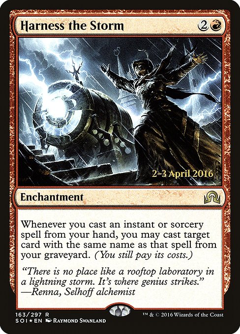Harness the Storm (Shadows over Innistrad Promos #163s)