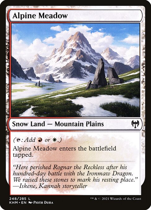 Alpine Meadow (Kaldheim #248)