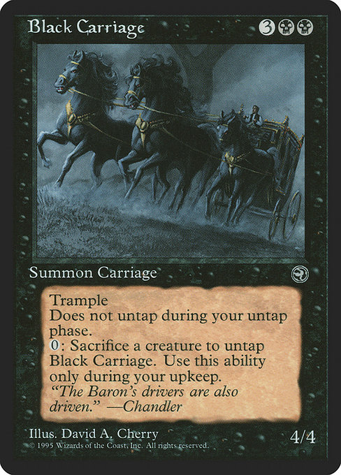 Black Carriage card image